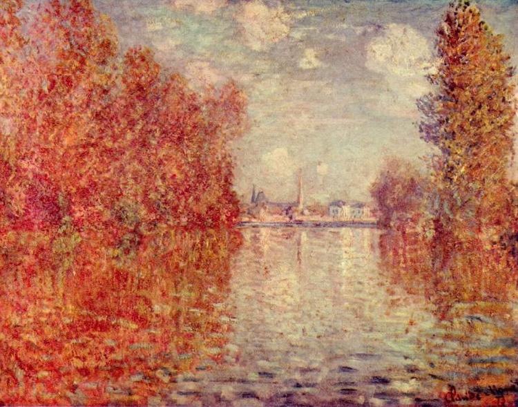 Claude Monet Herbst in Argenteuil China oil painting art